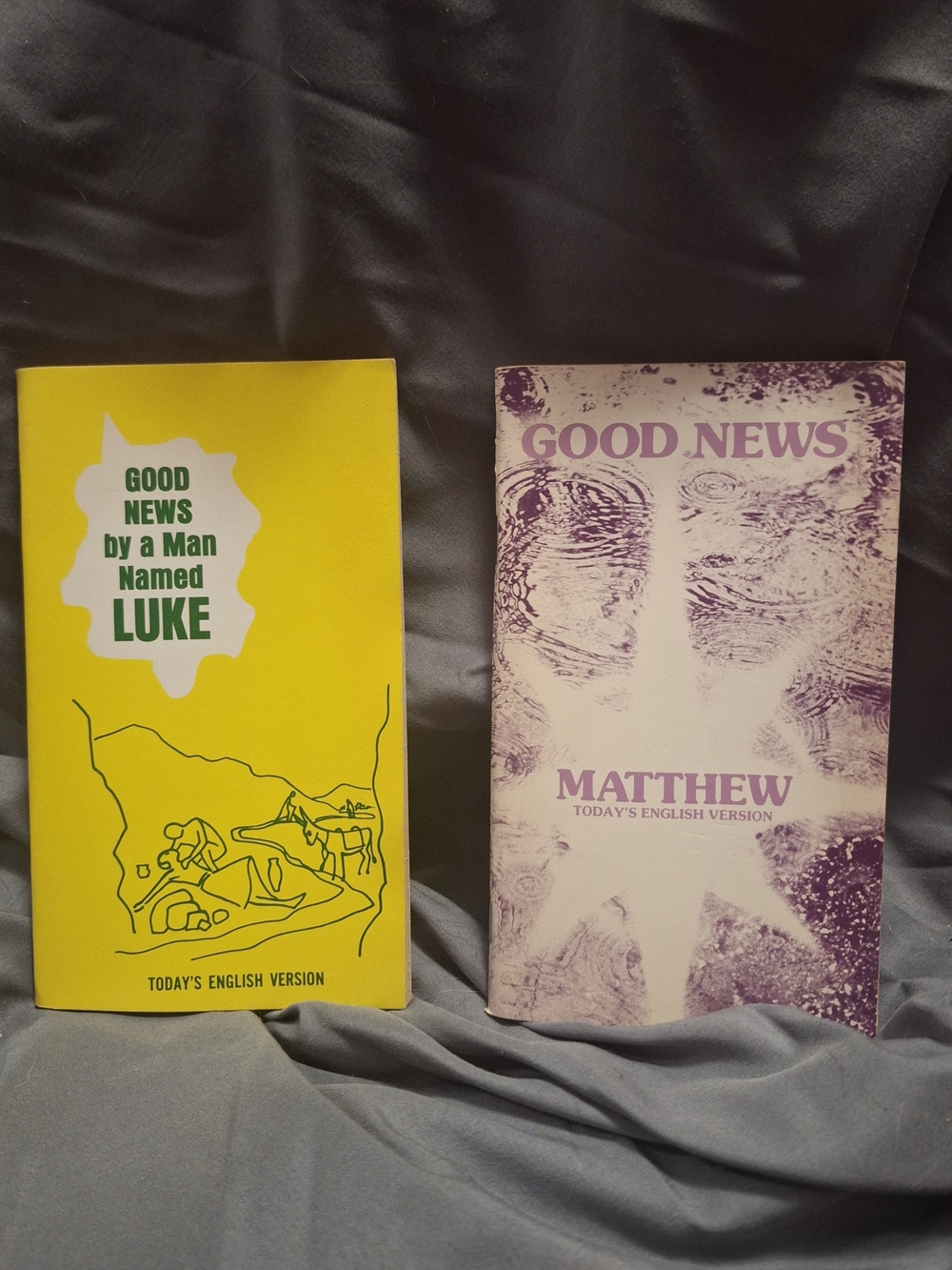Vintage Good News Scripture Booklets Set - Matthew & Luke (1970s) Bundle 3 For30
